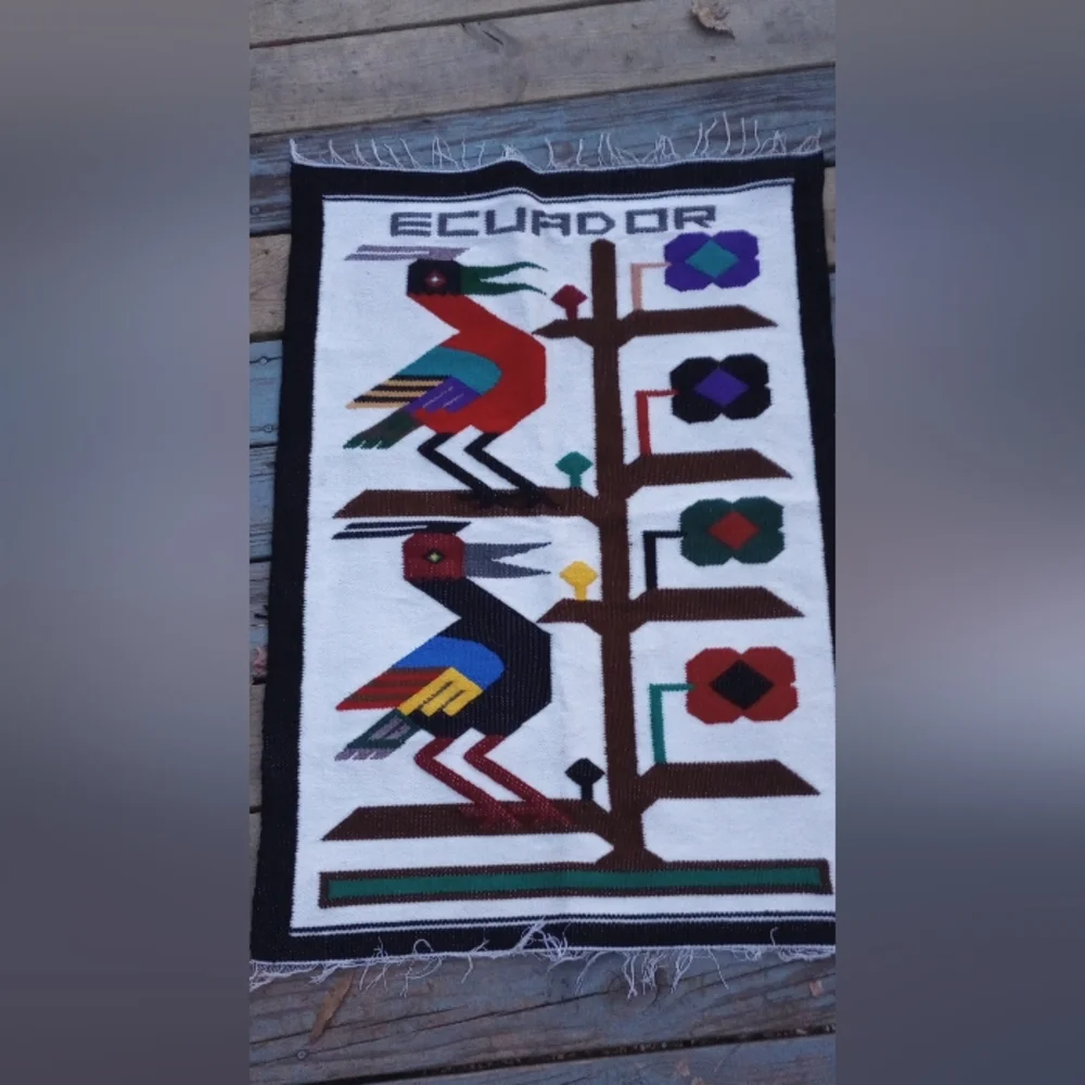 Ecuador Hand woven tapestry