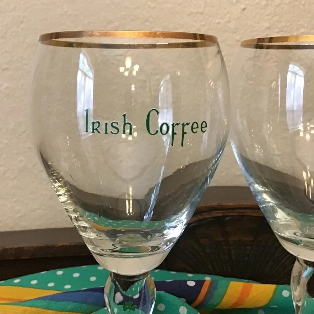 Vintage Irish Coffee glasses