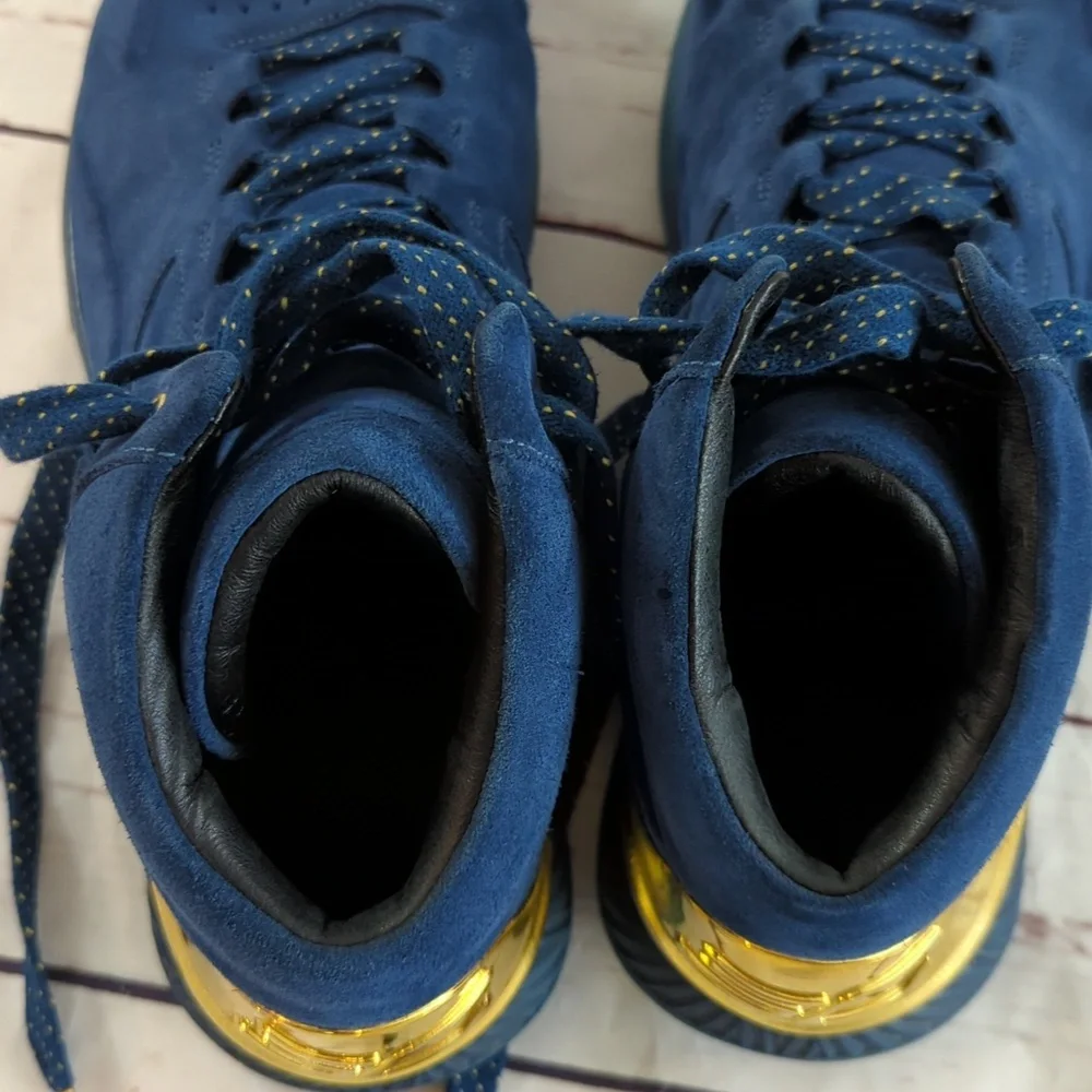 Under Armour Curry 1 Lux mid suede sneakers shoes