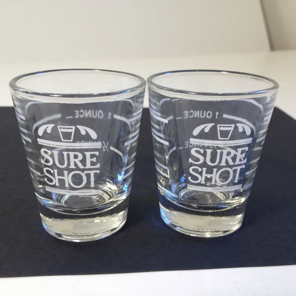 Sure Shot Measuring Glass Shot Glass w/ Measuring For Ounces Collectable Each