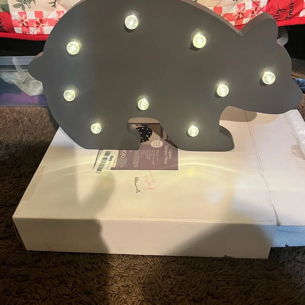 Lighted Marquee Decor. Perfect for shelf, table, dresser or any See pictures