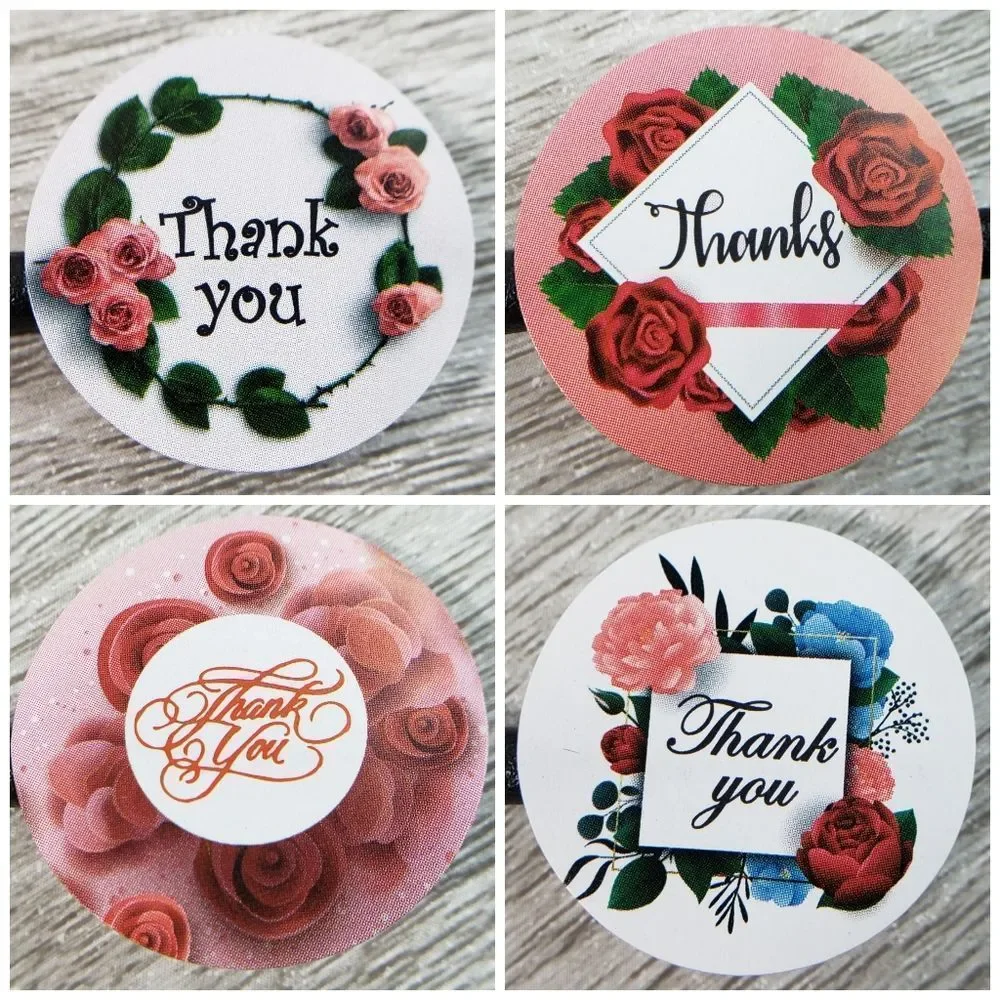 8/$20 100ct Thank You Stickers Round 1