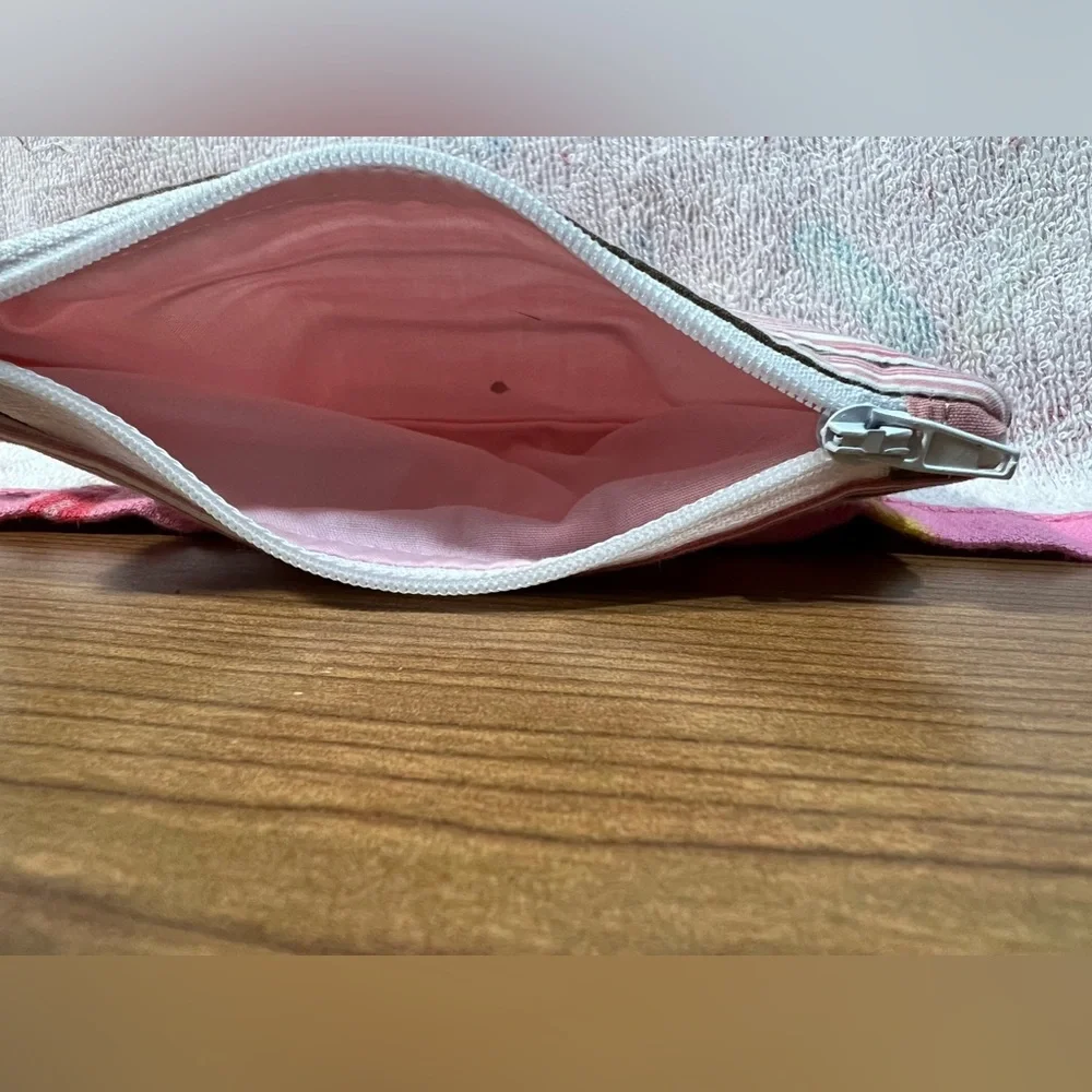 Homemade coin zipper pouch