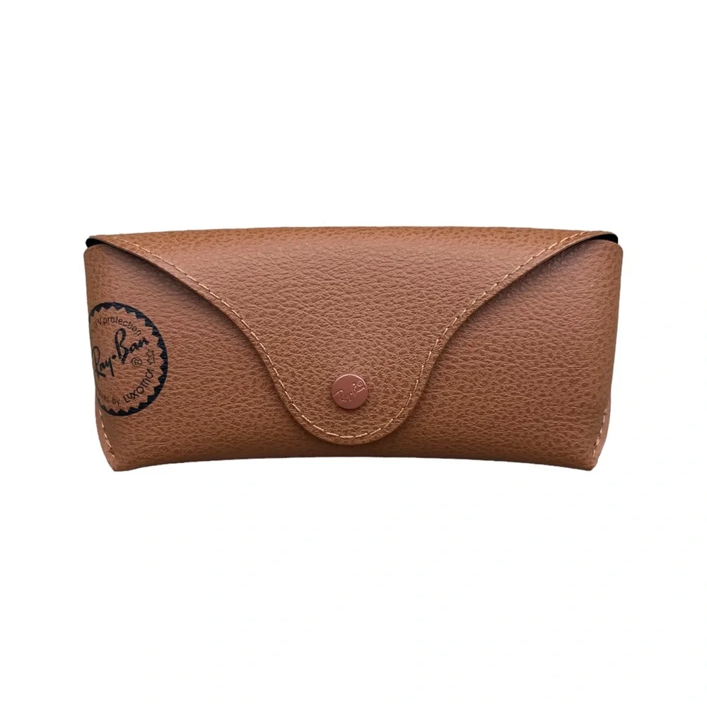 Rayban Brown Sunglasses Glasses CASE Snap Shut Storage Protection Summer