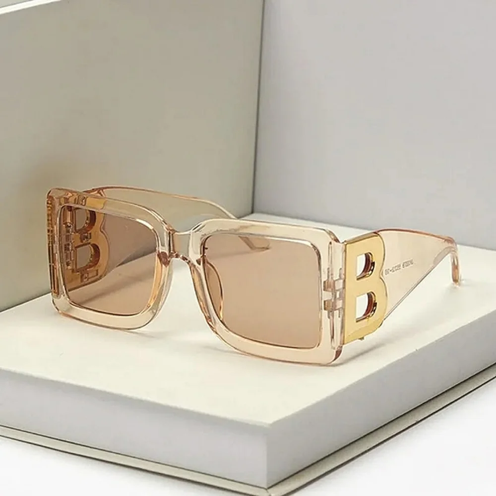 New Boutique Women's Square Oversized B-Brand Sunglasses