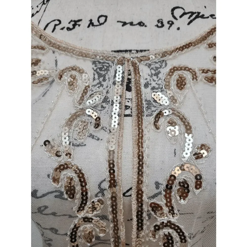 N/A sequin shawl
