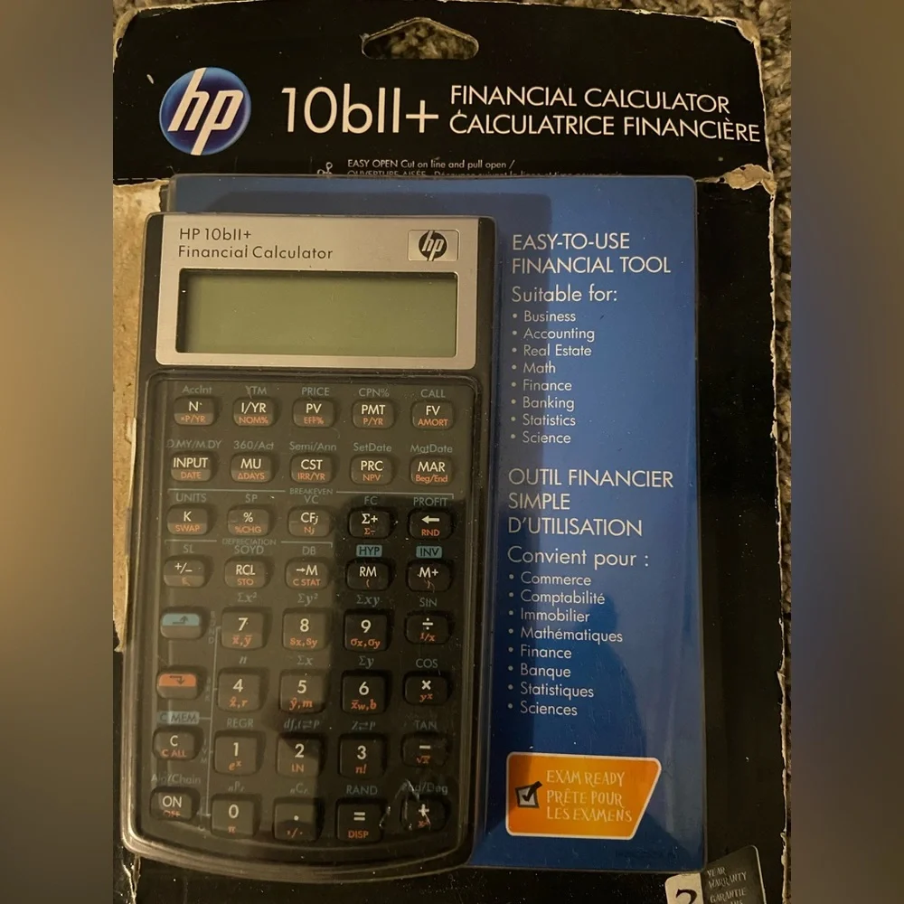 HP 10bII+ Financial Calculator