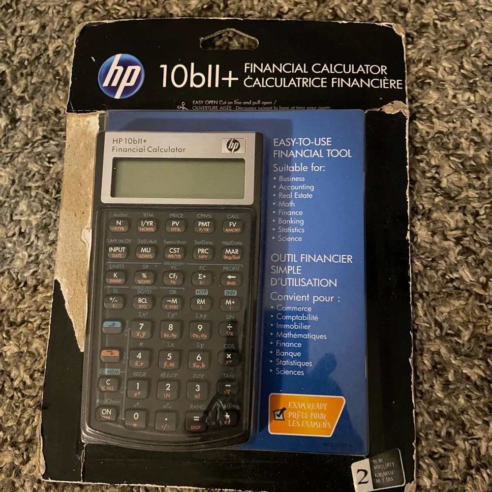 HP 10bii+ financial