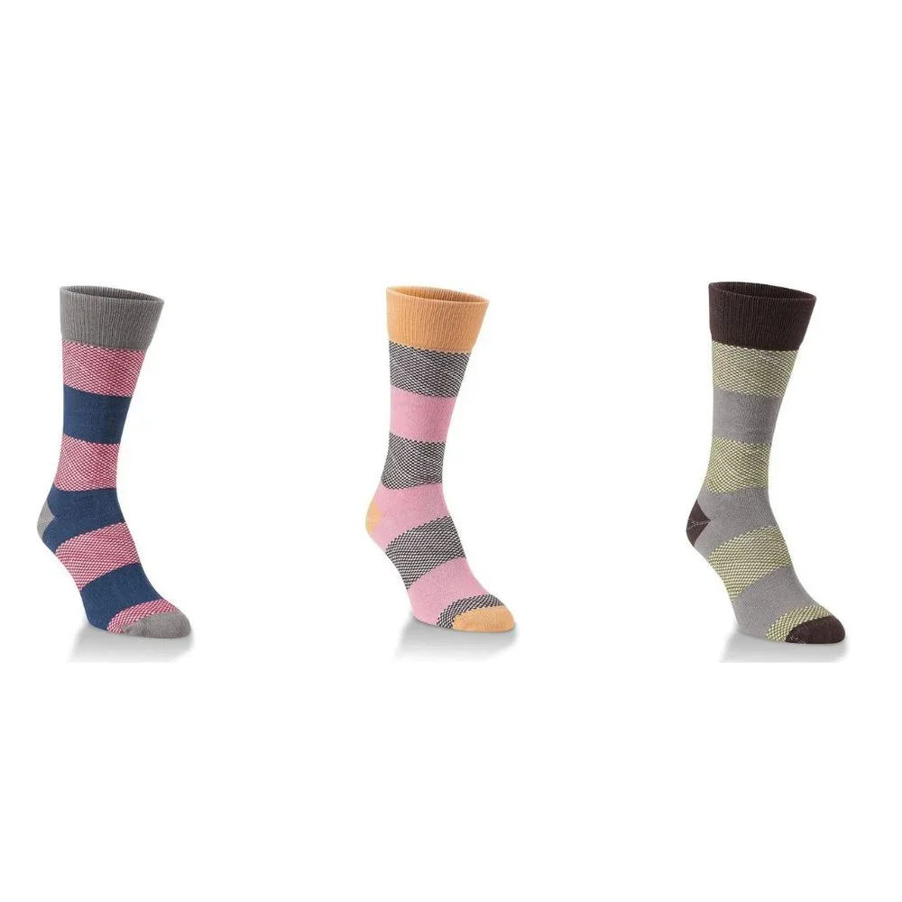 World's Softest Knit Cotton Rugby Crew Socks 3 Pack