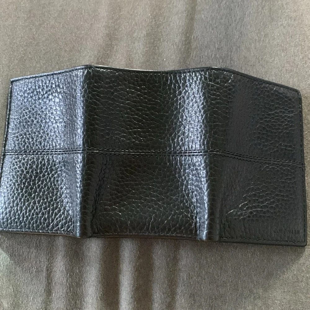 Cole Haan color compartments trifold