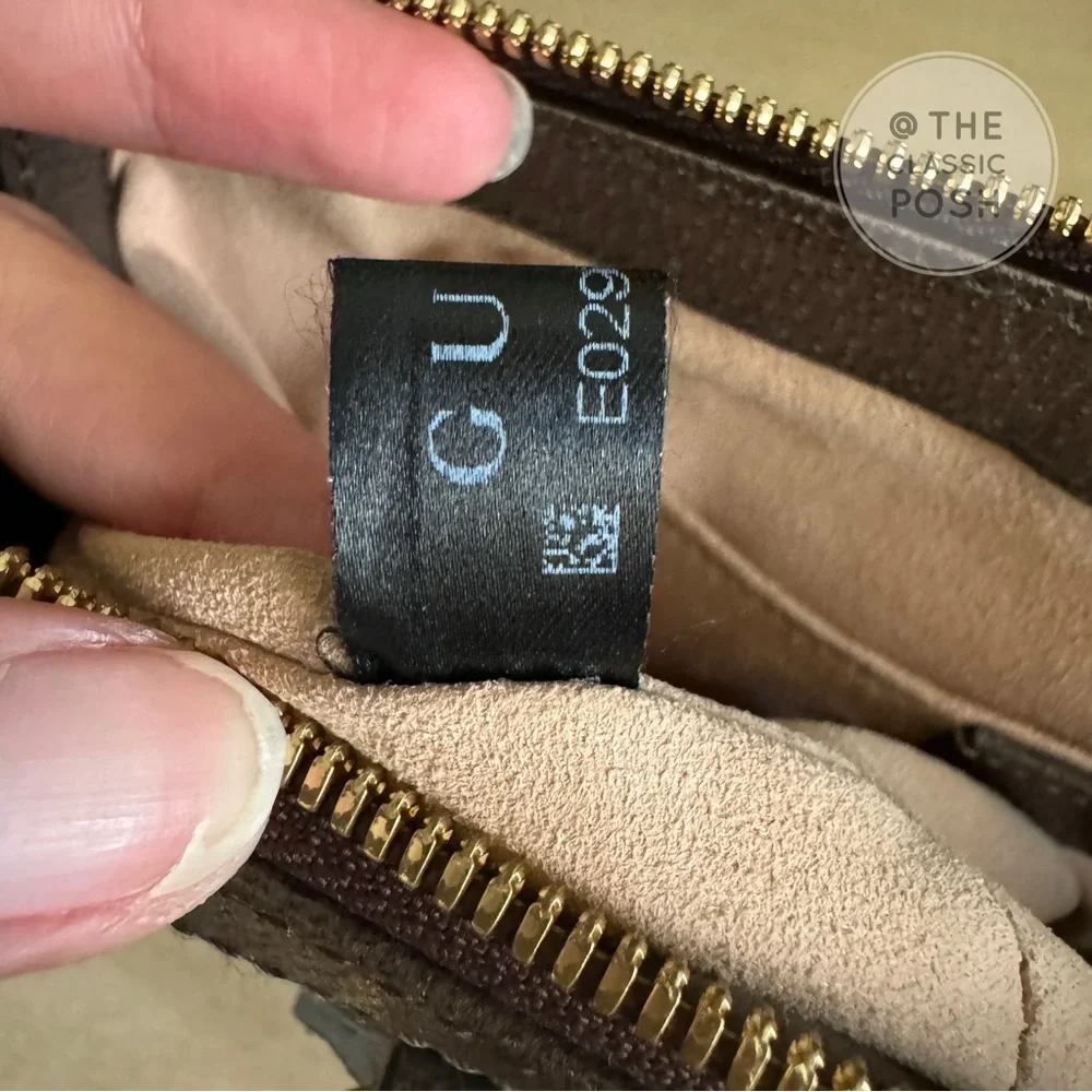 EUC GUCCI SUPREME SMALL SHOULDER CANVAS TOTE BAG