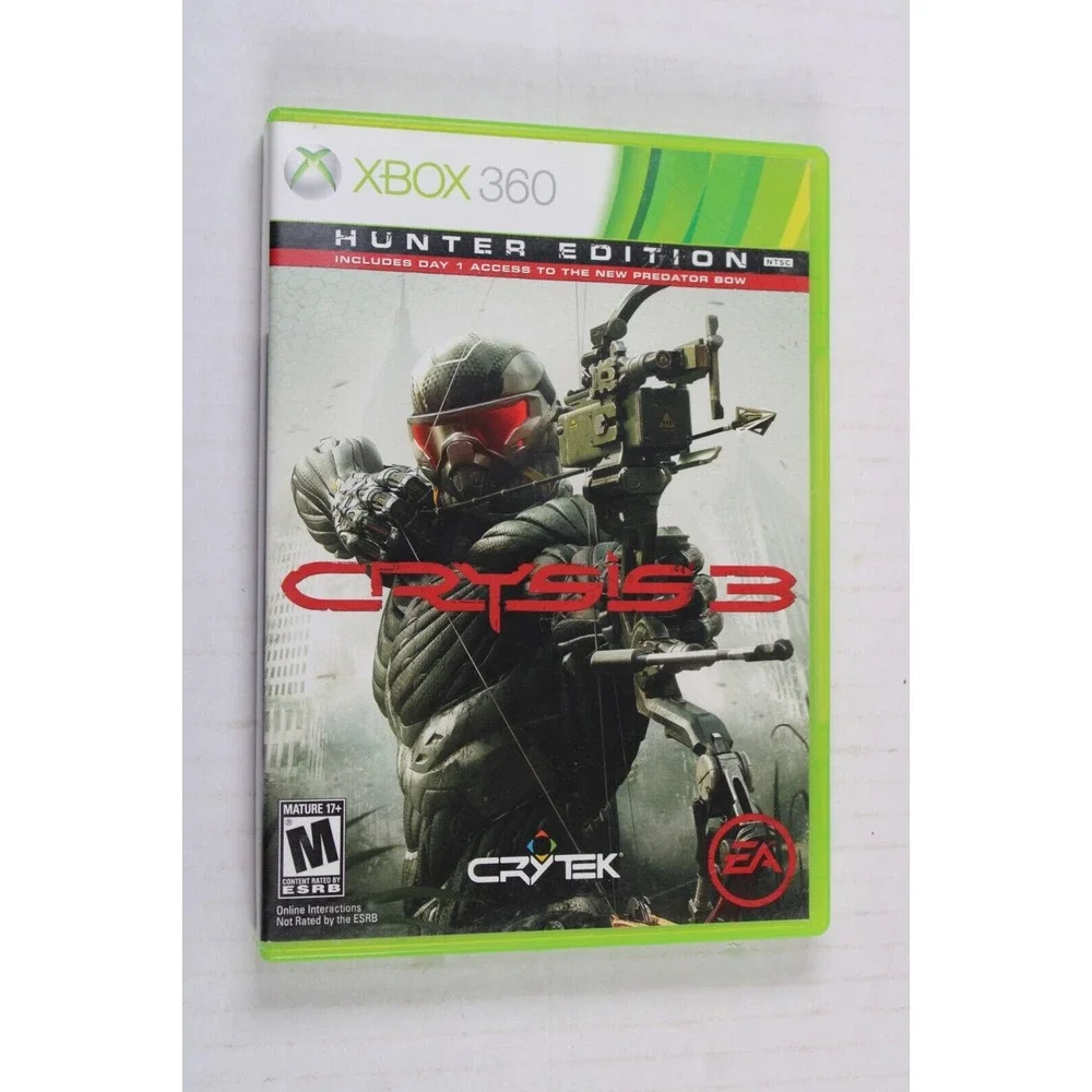 Crysis 3 Hunter Edition (Microsoft Xbox 360, 2013) Authentic, tested