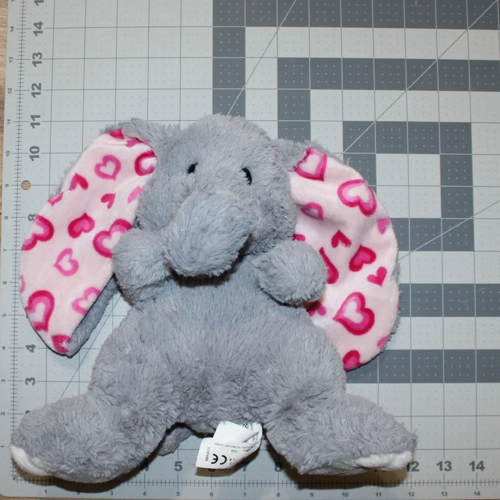 Aurora World Lopsie Wopsie-Phant Lopsie Plush Stuffed Animal Floppy Pink Hearts