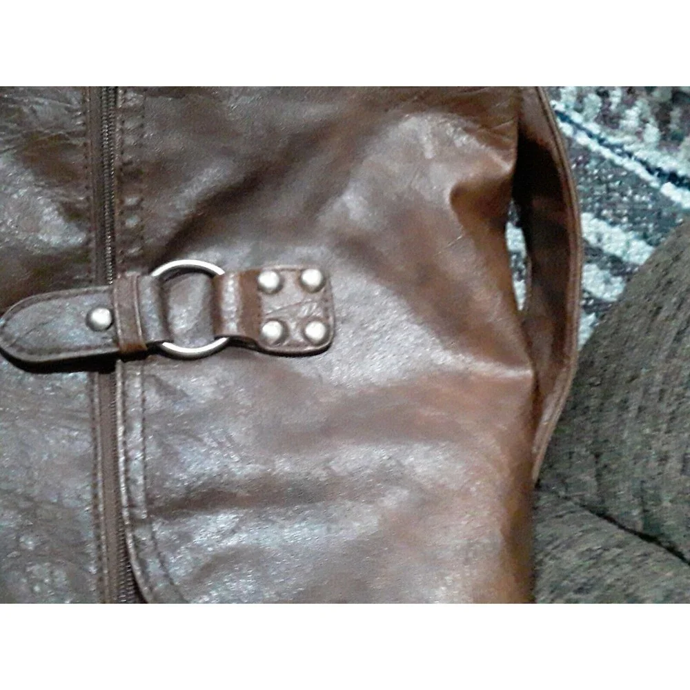 vegan leather backpack very clean convertible bag
