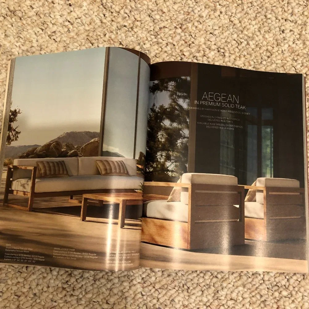 Restoration Hardware Outdoor Catalog