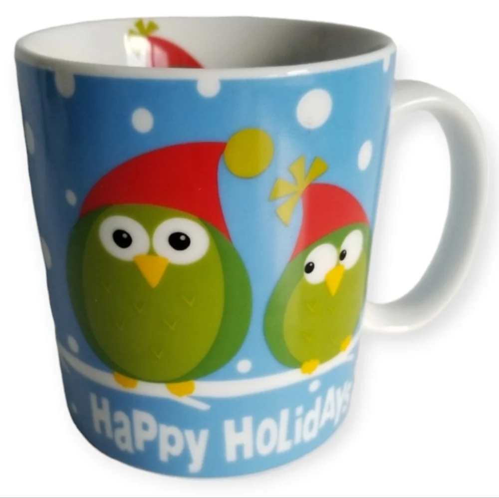 Pier 1 Imports - Owl Happy Holidays Mug
