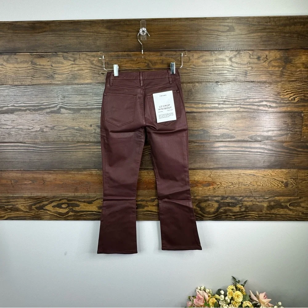 Frame Denim inseam bordaux care