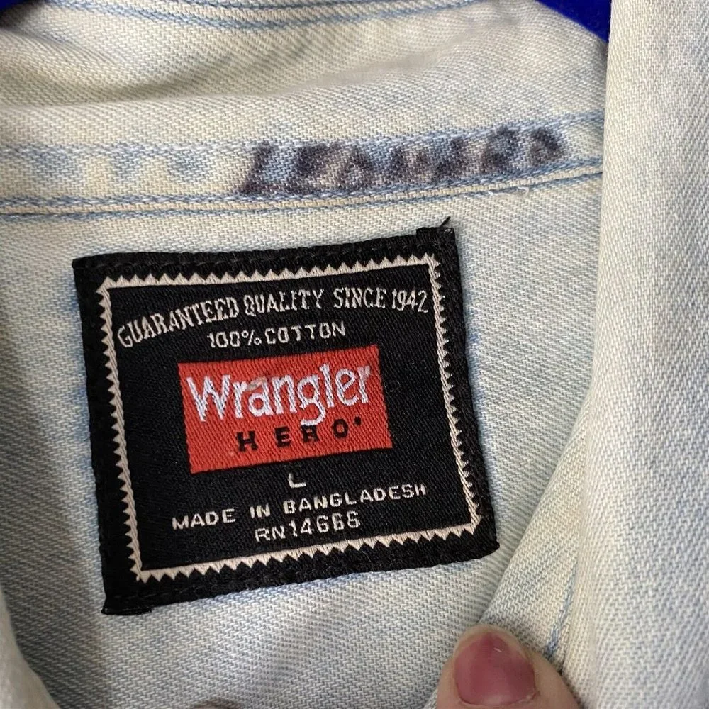 Wrangler discoloration see