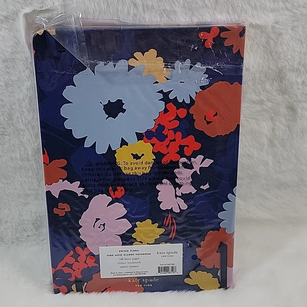kate spade Swing Flora Take Note XLarge Notebook