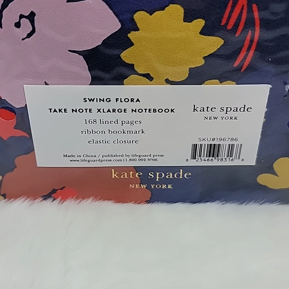 kate spade Swing Flora Take Note XLarge Notebook