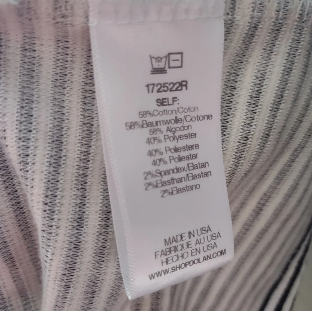 Anthropologie sleeve stripes