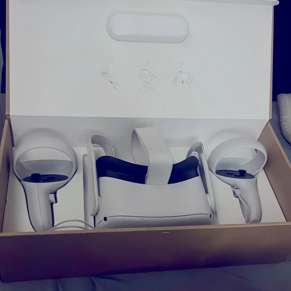 Oculus quest 2 is a vr (virtual reality) headset