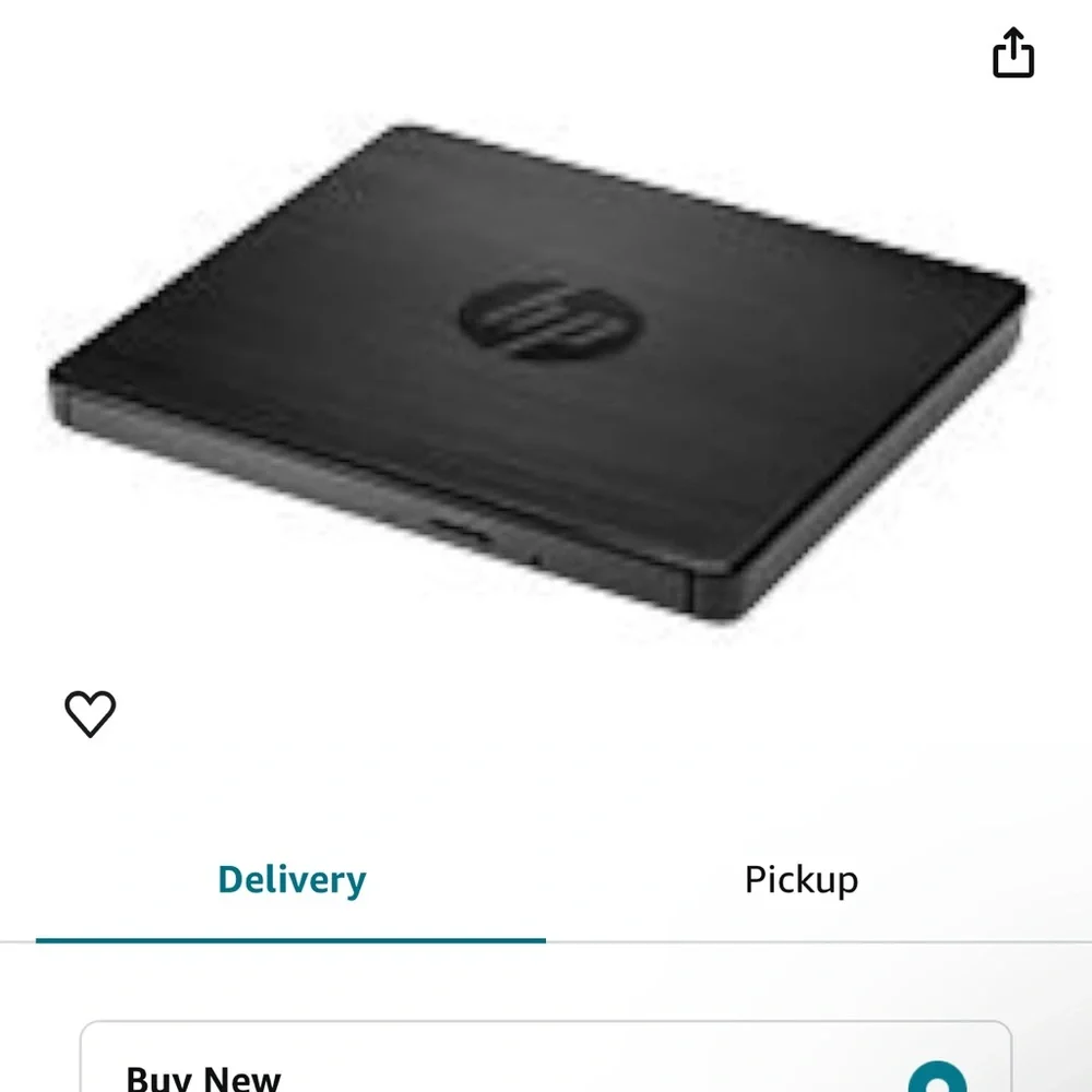 HP External Portable Slim Design Visit > CD/DVD RW Write/Read Drive, USB,...