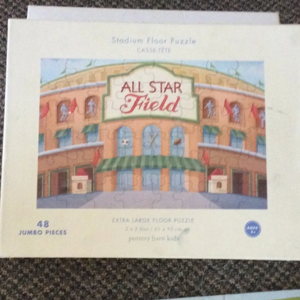 Pottery Barn All Star Field sports floor puzzle