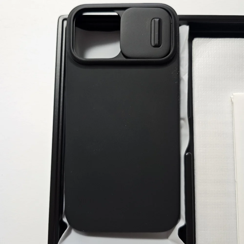 iPhone 13 Pro Max - Black HardShell Case & (2) Screen Protectors Set