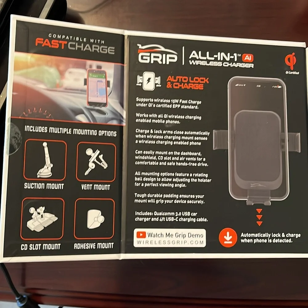 Grip, All-In-1 Wireless Charger