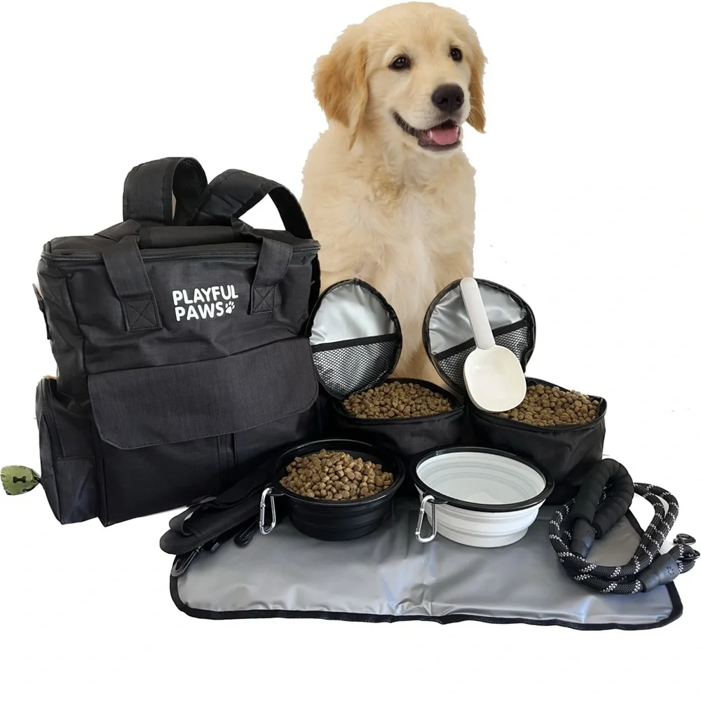 Pet Travel Bag Backpack with Travel Accessories- Travel with your fur baby today