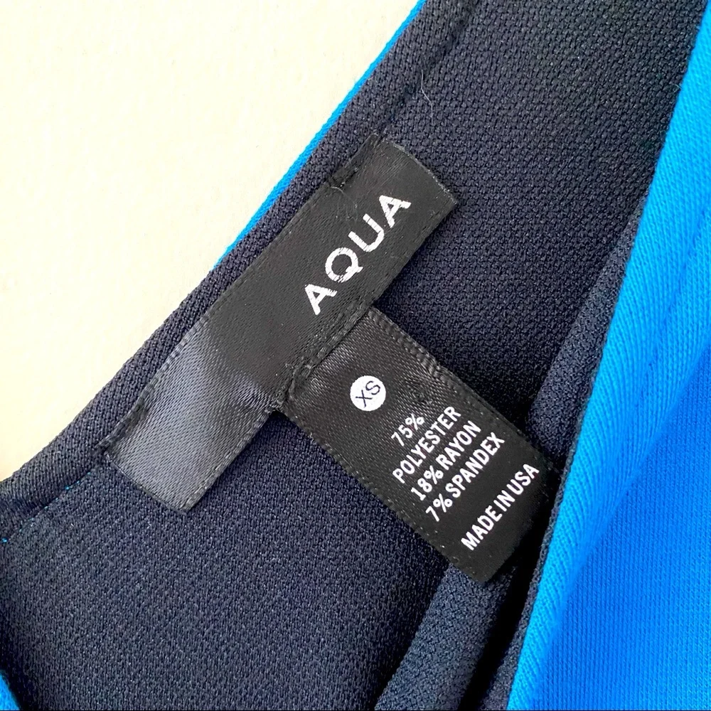 Aqua peplum top