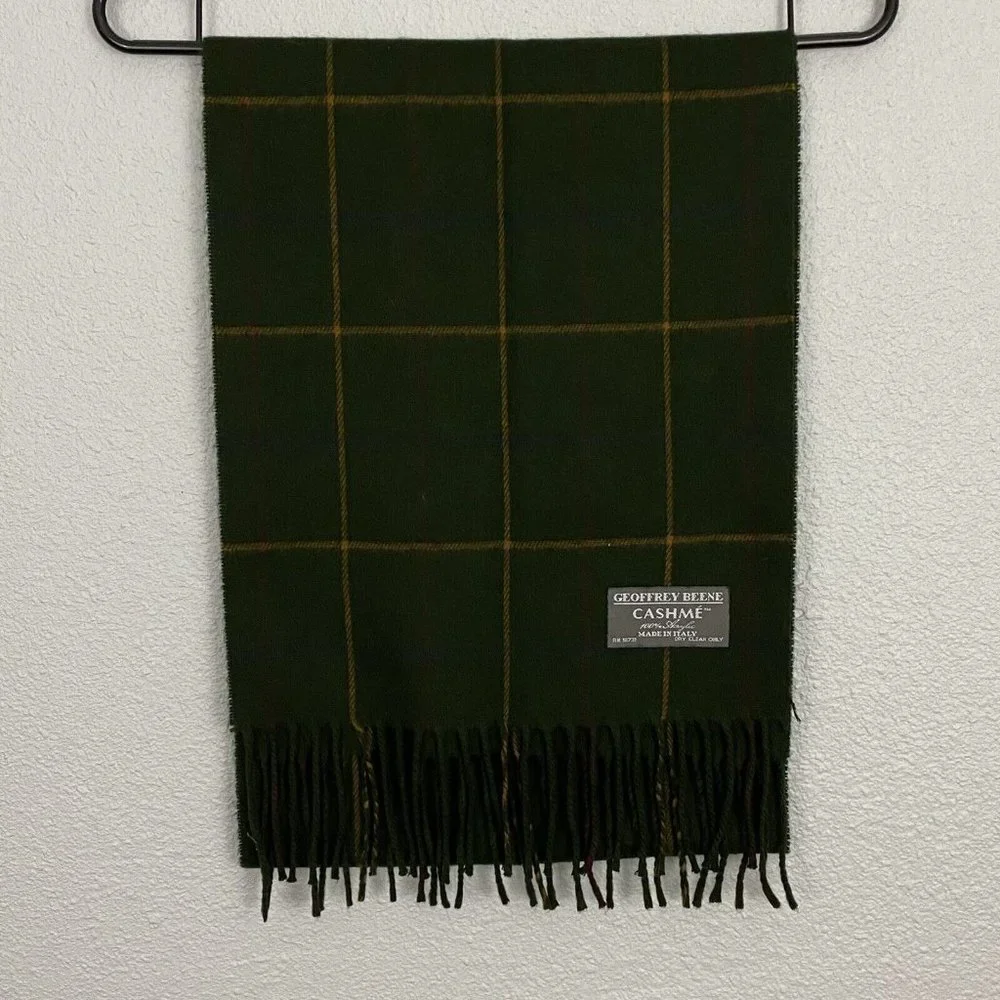 Geoffrey Beene Cashme Men Scarf 100% Acrylic Made in ITALY 72