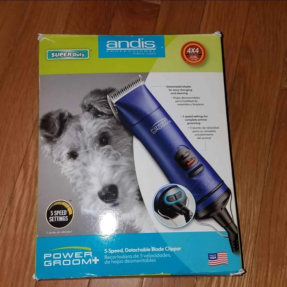 RARE DISCONTINUED ANDIS SUPER DUTY CLIPPER IN BOX DOG PET POSHMARK BUY NOW!