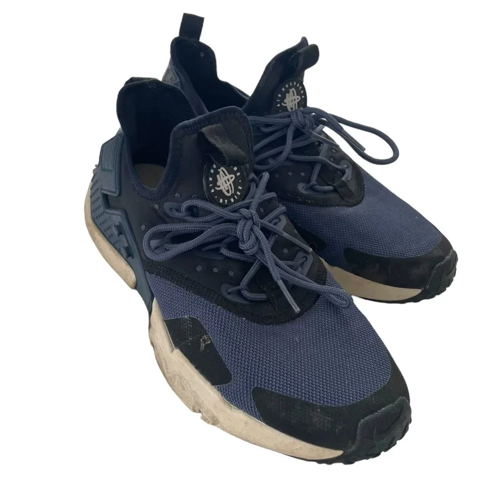 Nike Air Huarache Drift Thunder Blue Sneakers 7 Mens 9 Womens Lace Up Shoes