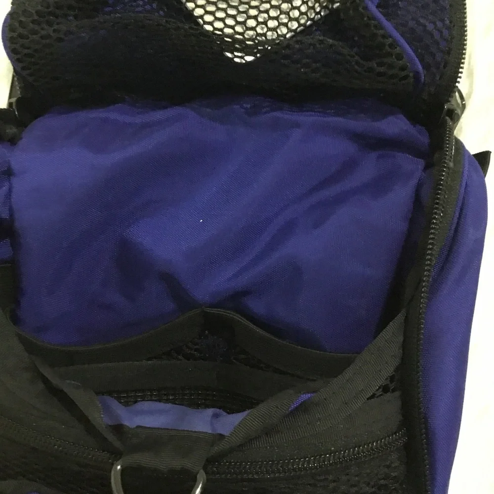 L.L. Bean blue small traveling organizer zipper bag