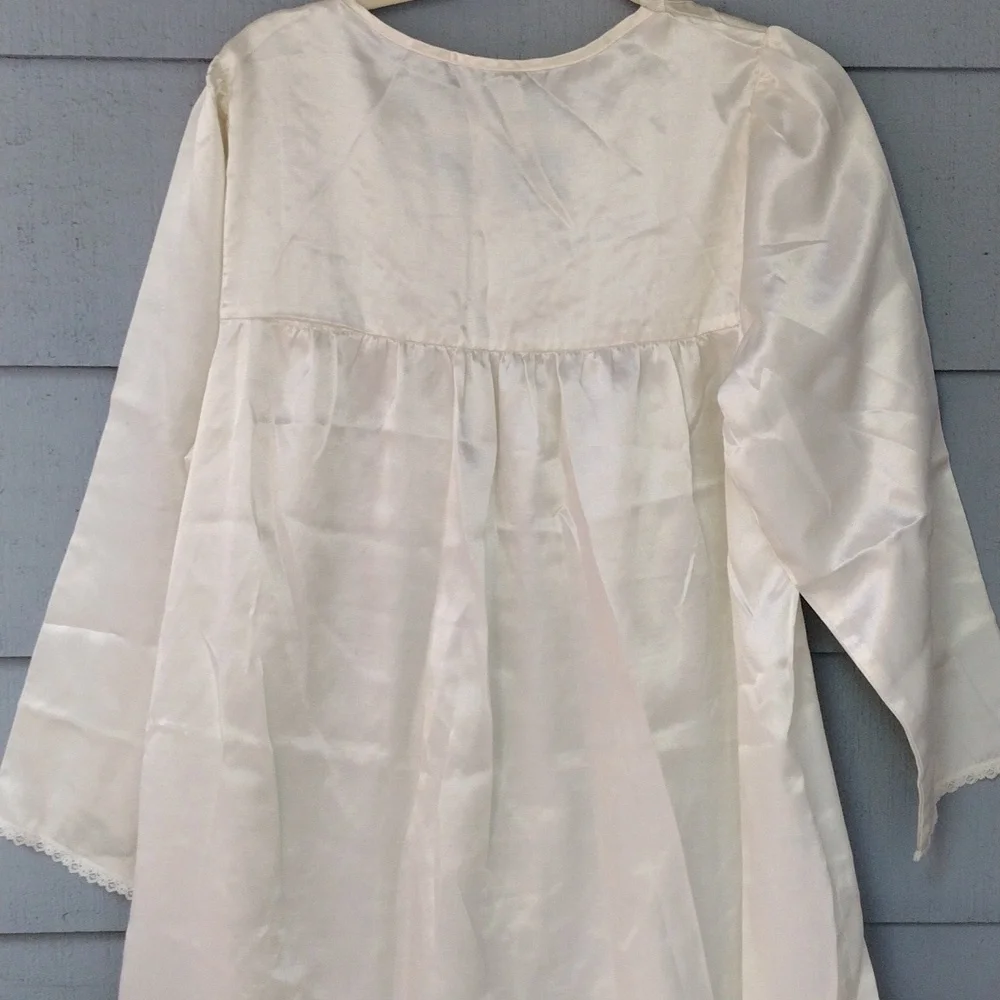 Vintage Satin Nightgown for Costume