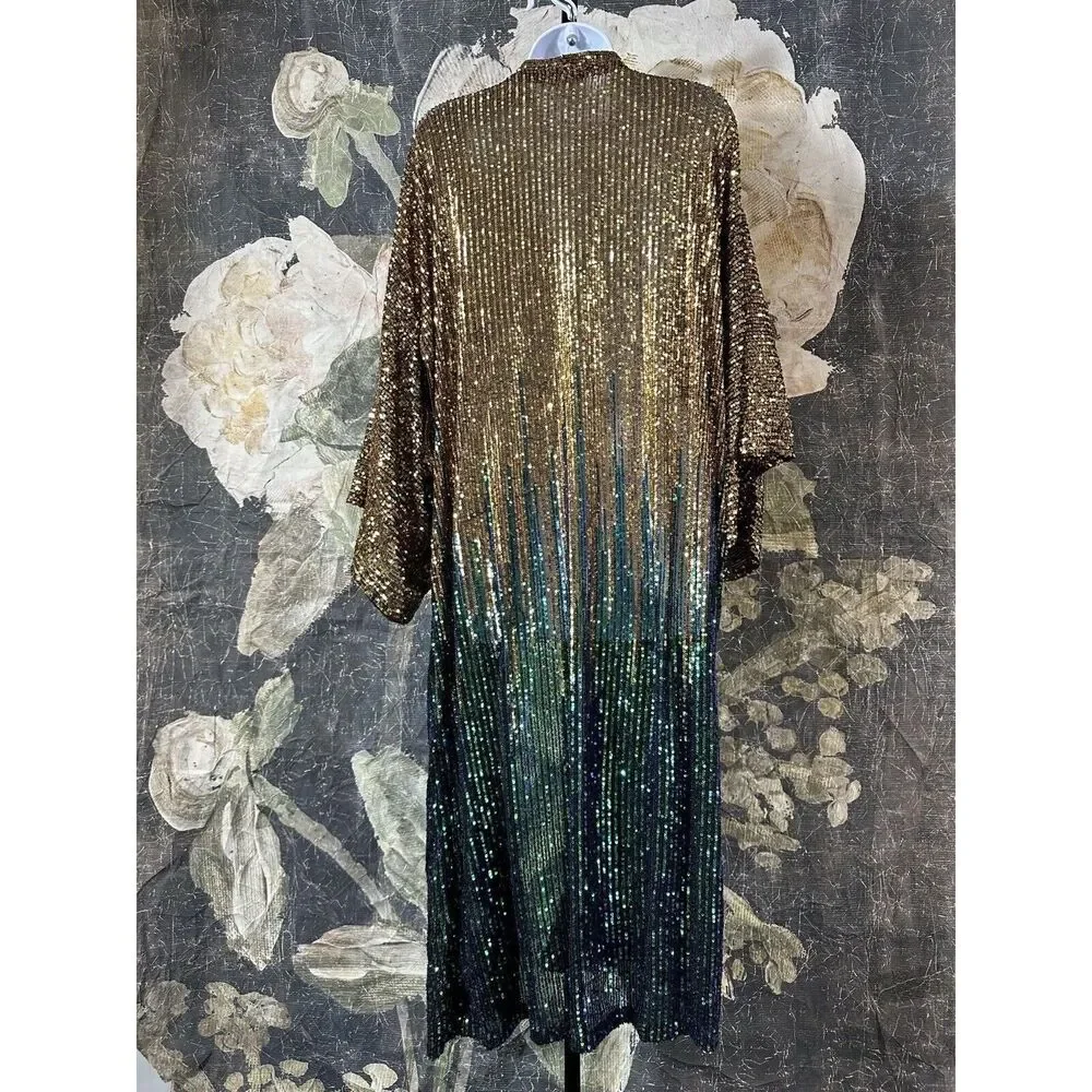 Free People Party On Sequin Kimono Size OS