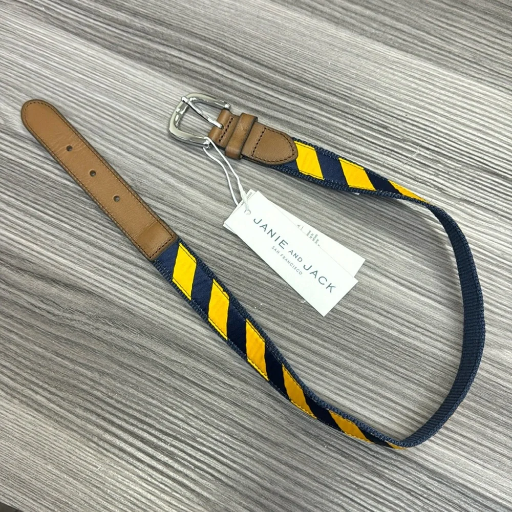 Janie and Jack navy blue belt new with tags excellent condition ages 2t …
