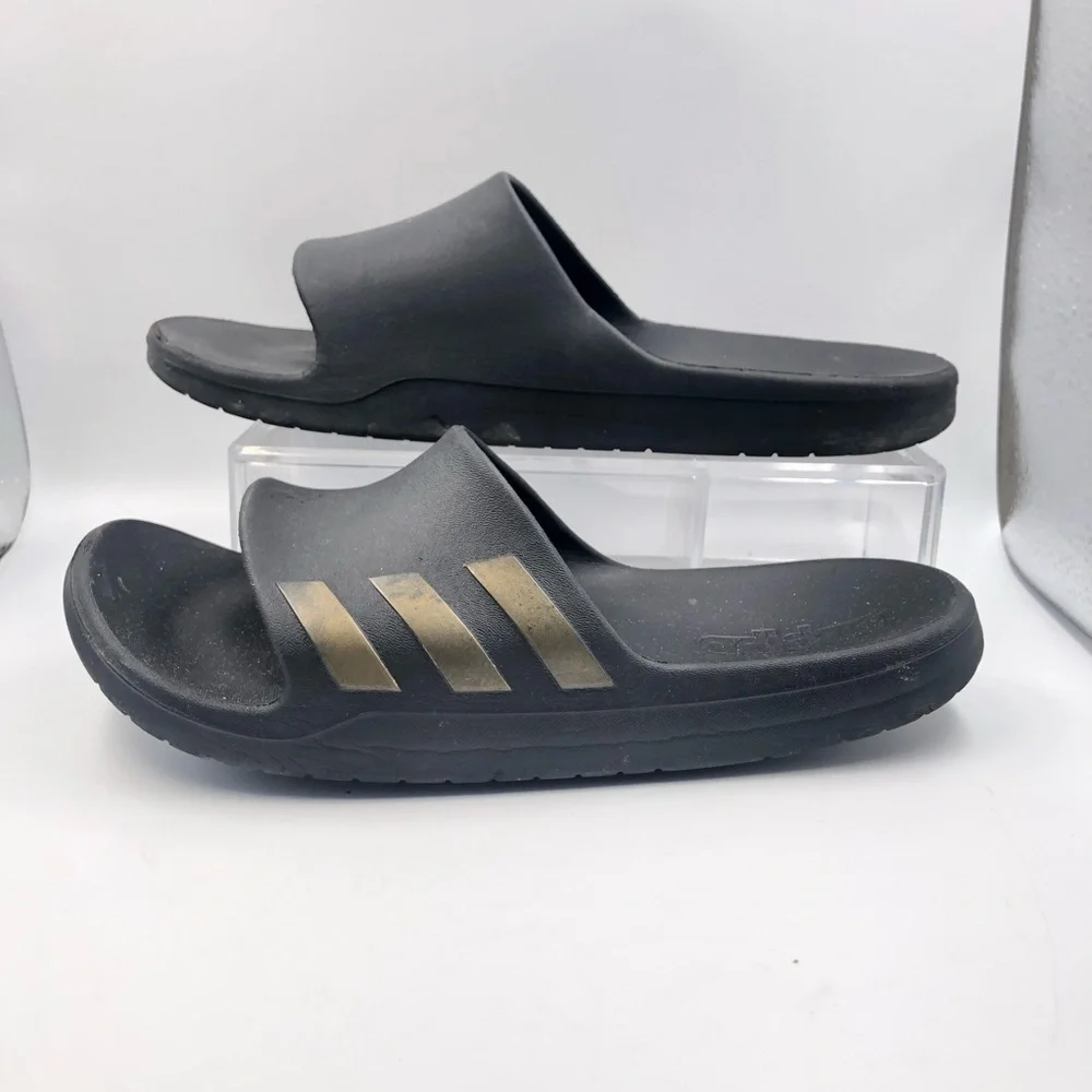 adidas black rubber