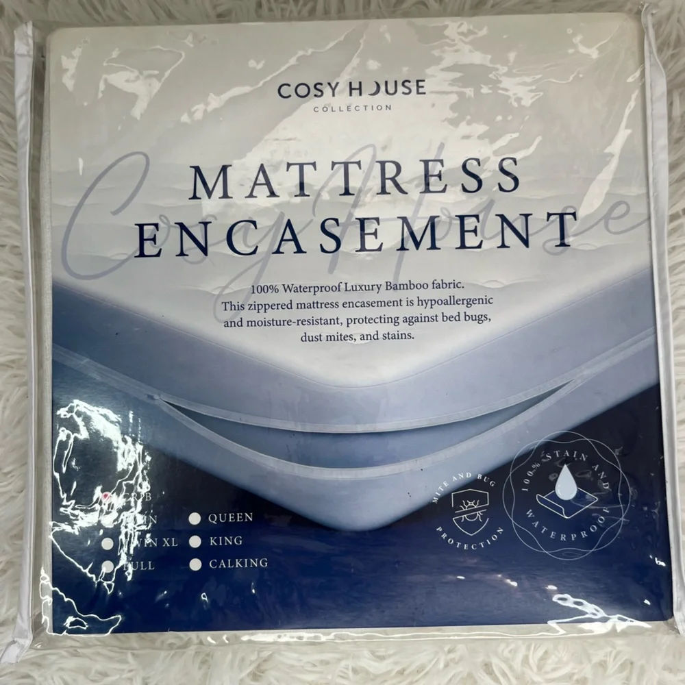 Cosy House Collection Luxury Zippered Mattress Encasement - Crib Size/ Toddler