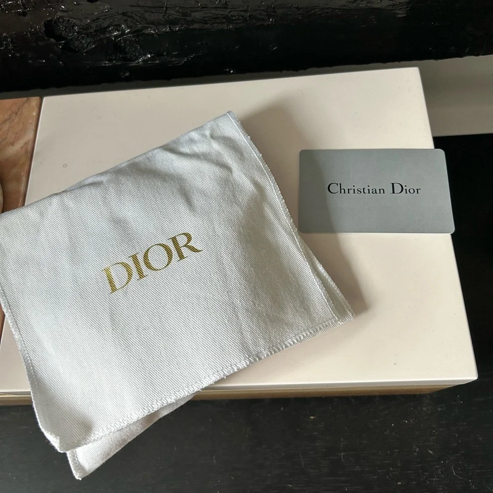 🆕 DIOR CANNAGE ROSE PINK LEATHER POUCH