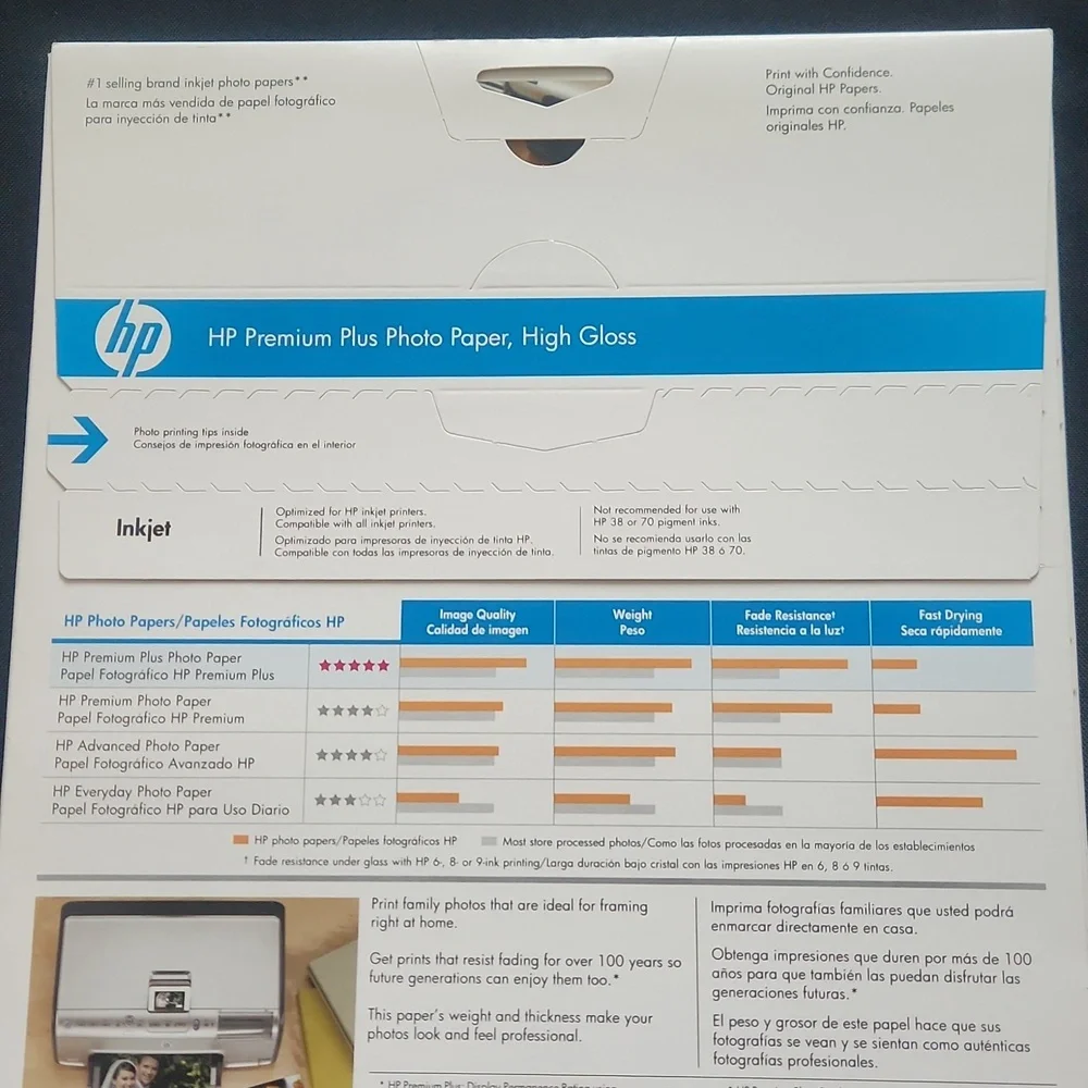 HP Premium Plus Photo Paper NWT