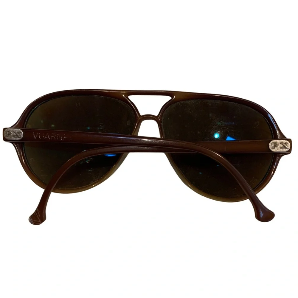 Vuarnet | 374 Skilynx Brown Vintage Sunglasses Tom Selleck Magnum PI RARE!