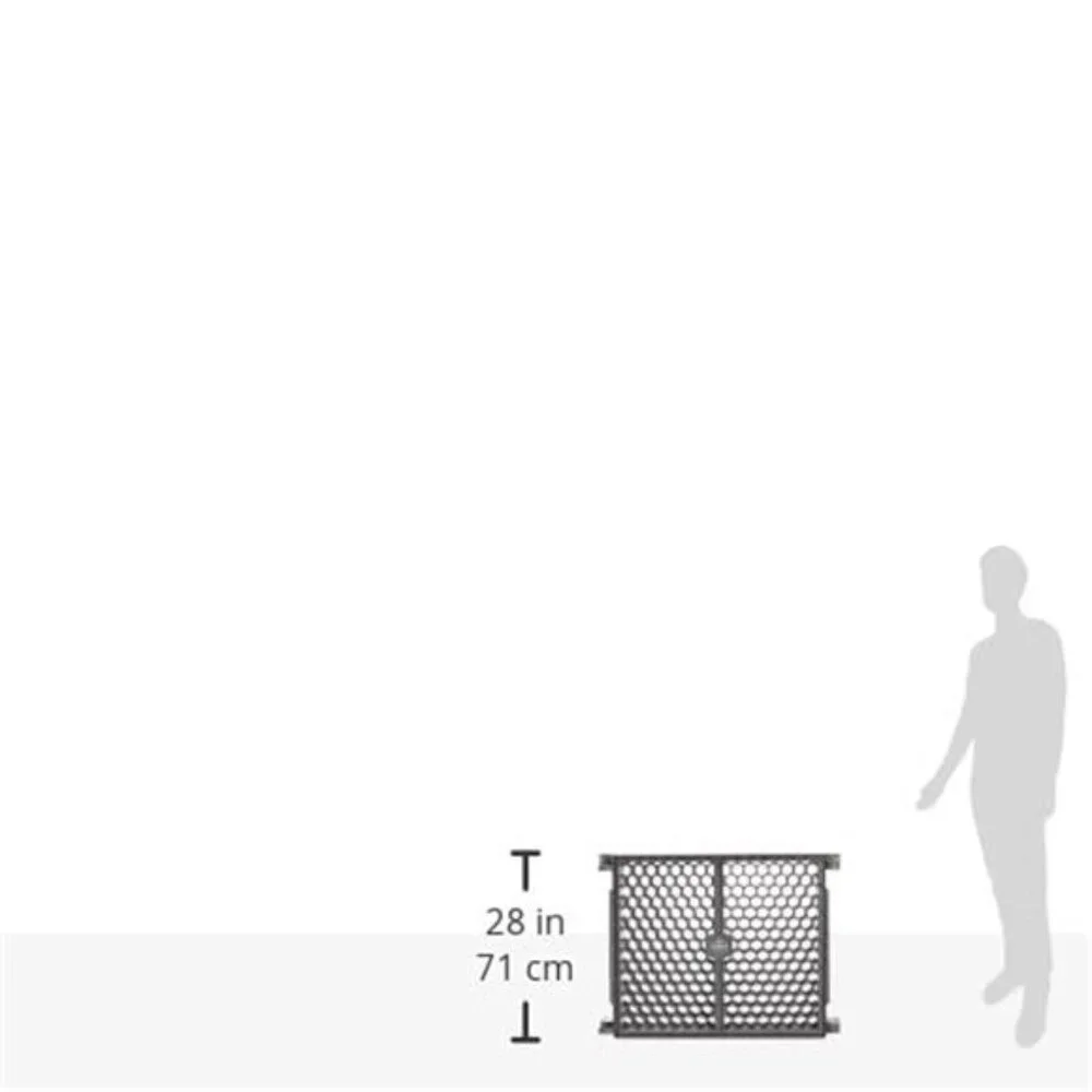 Plastic 192-Inch Super Wide Adjustable Baby Gate and Play Yard, 2-In-1,Bonus Kit