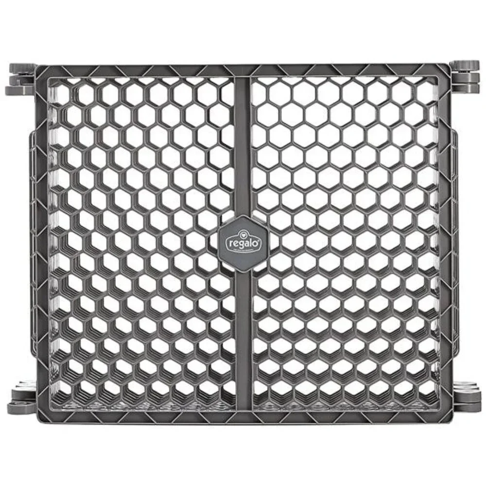 Plastic 192-Inch Super Wide Adjustable Baby Gate and Play Yard, 2-In-1,Bonus Kit
