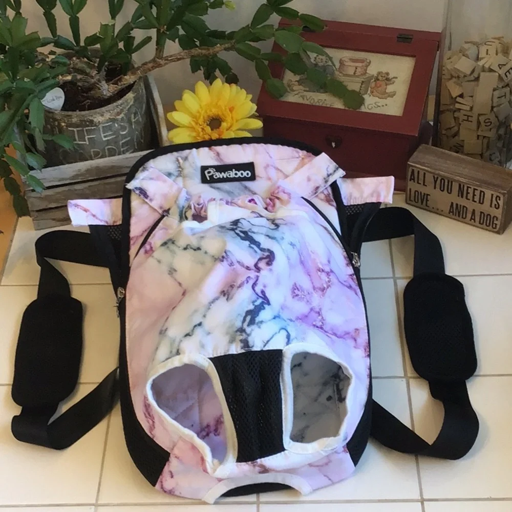 ‘Pawaboo’ Front or Back Pet Carrier Backpack (#7)