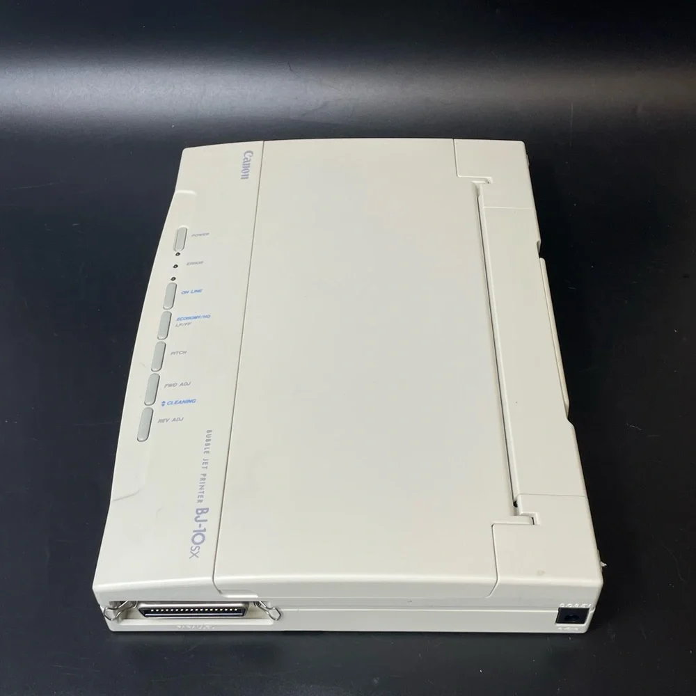 Canon BJ-10sx Bubble Jet Printer Retro Device Vintage Electronic