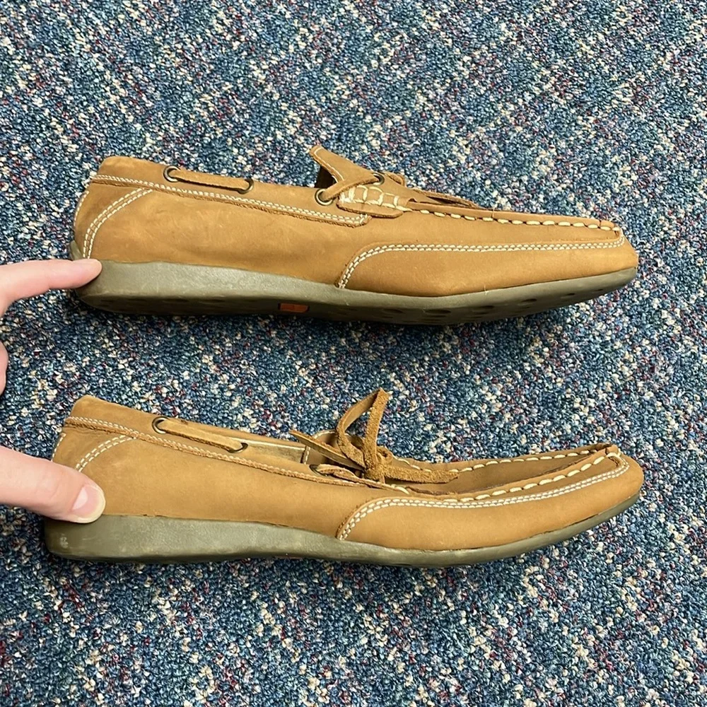 Preloved Mens Perry Ellis Boat Shoes size 8