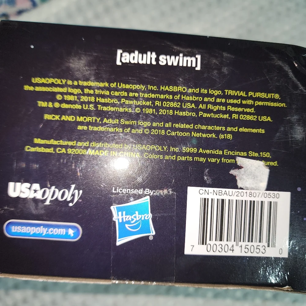 Trivial Pursuit new box